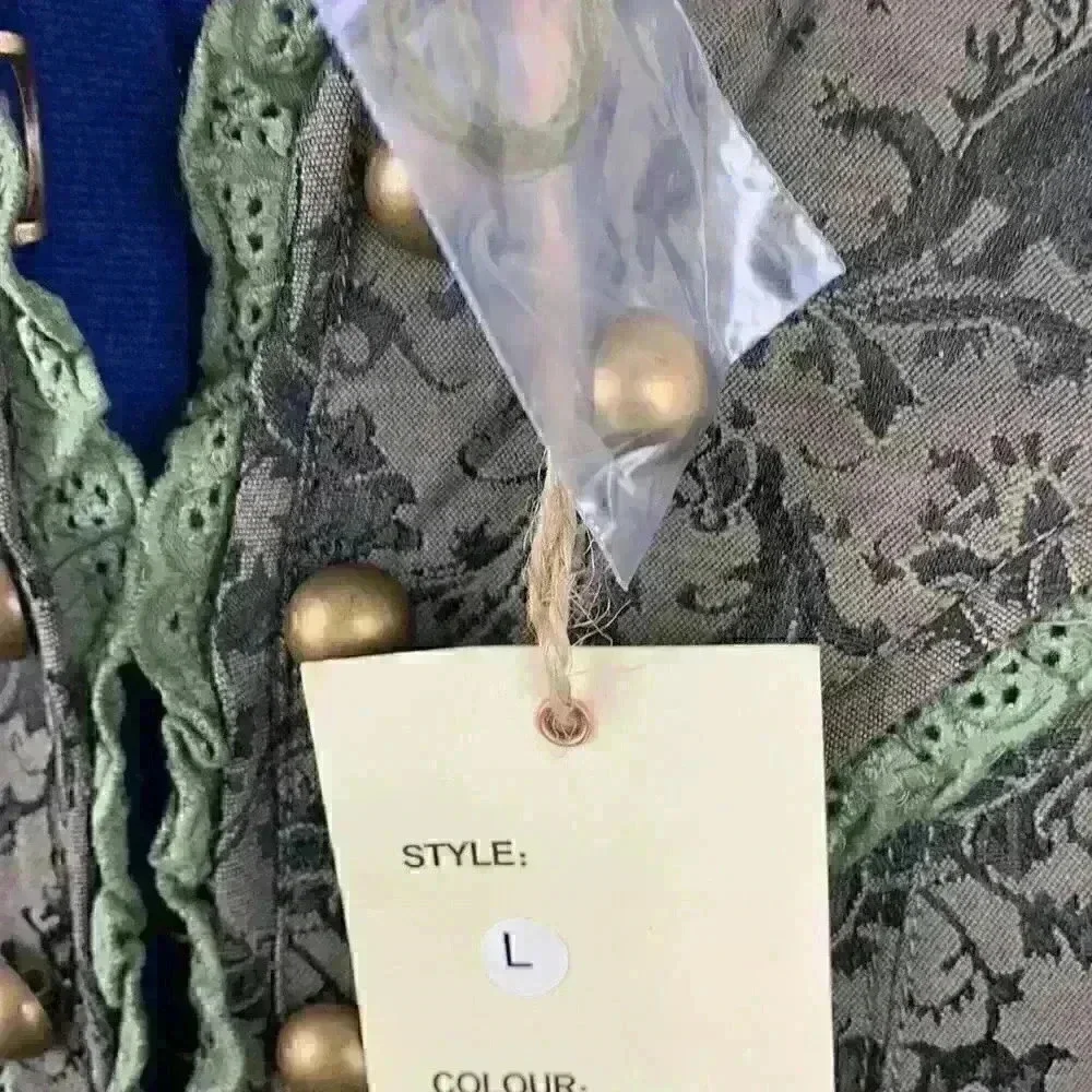 🆕nwt Lucy Paris brocade jacket with lace t… - Picture 6 of 11